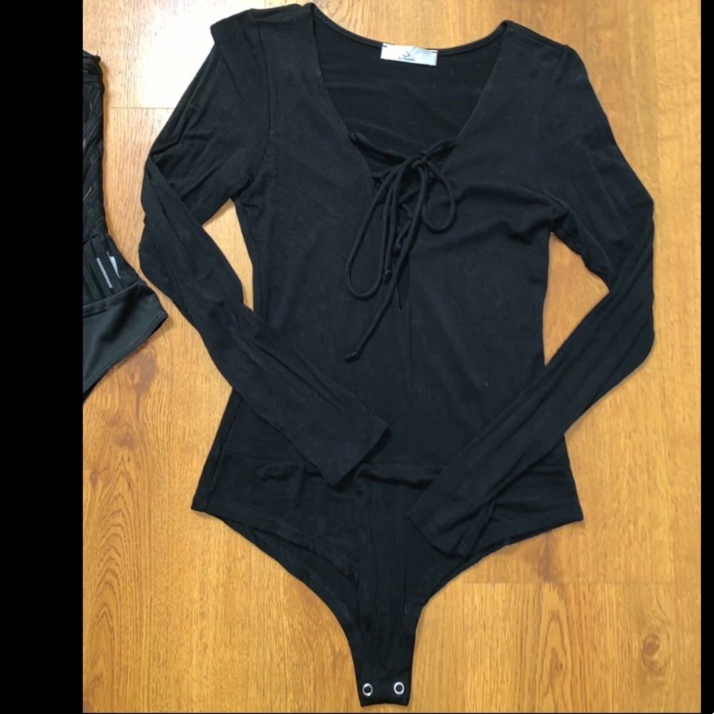 NWT Lace Up Bodysuit